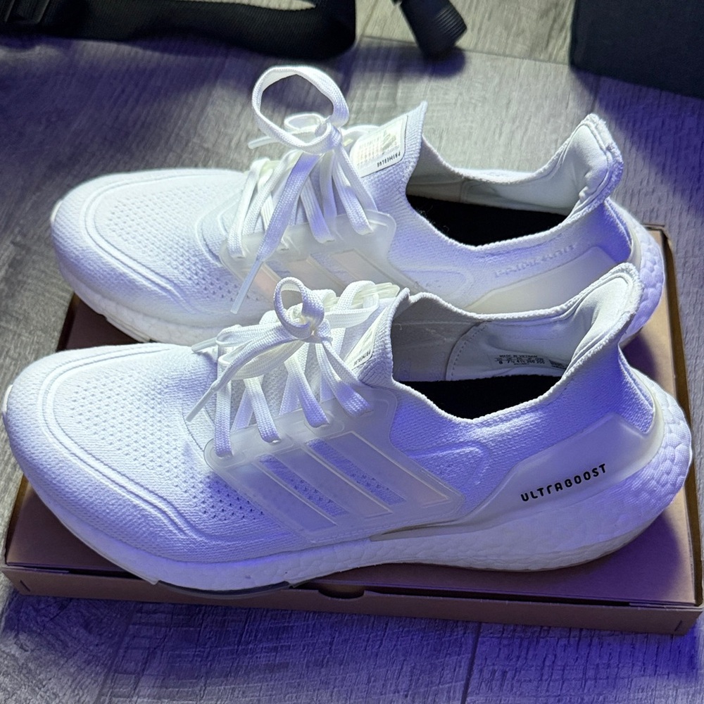 Adidas Ultraboost White Sneakers (never used)
